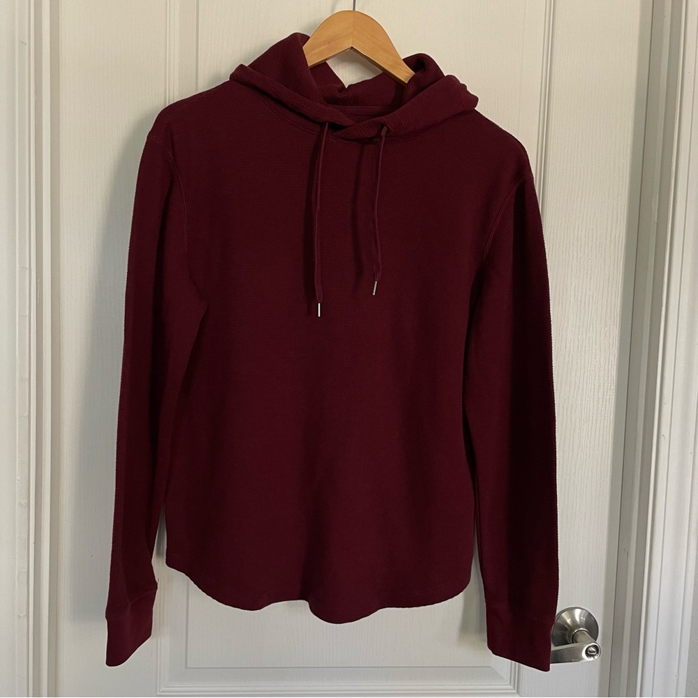 American Eagle Maroon Hoodie Men Size XS